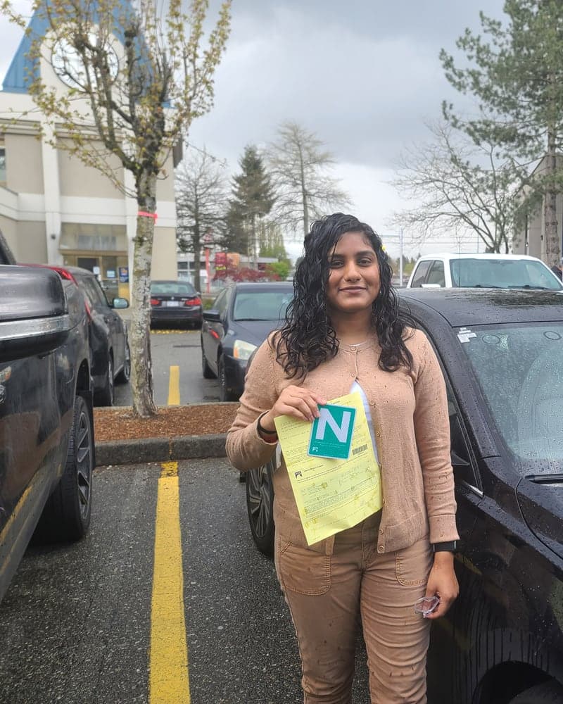 Ardas Driving School student