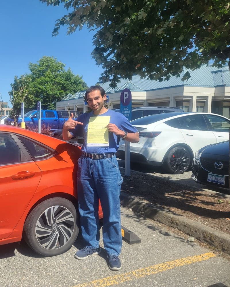 Ardas Driving School student