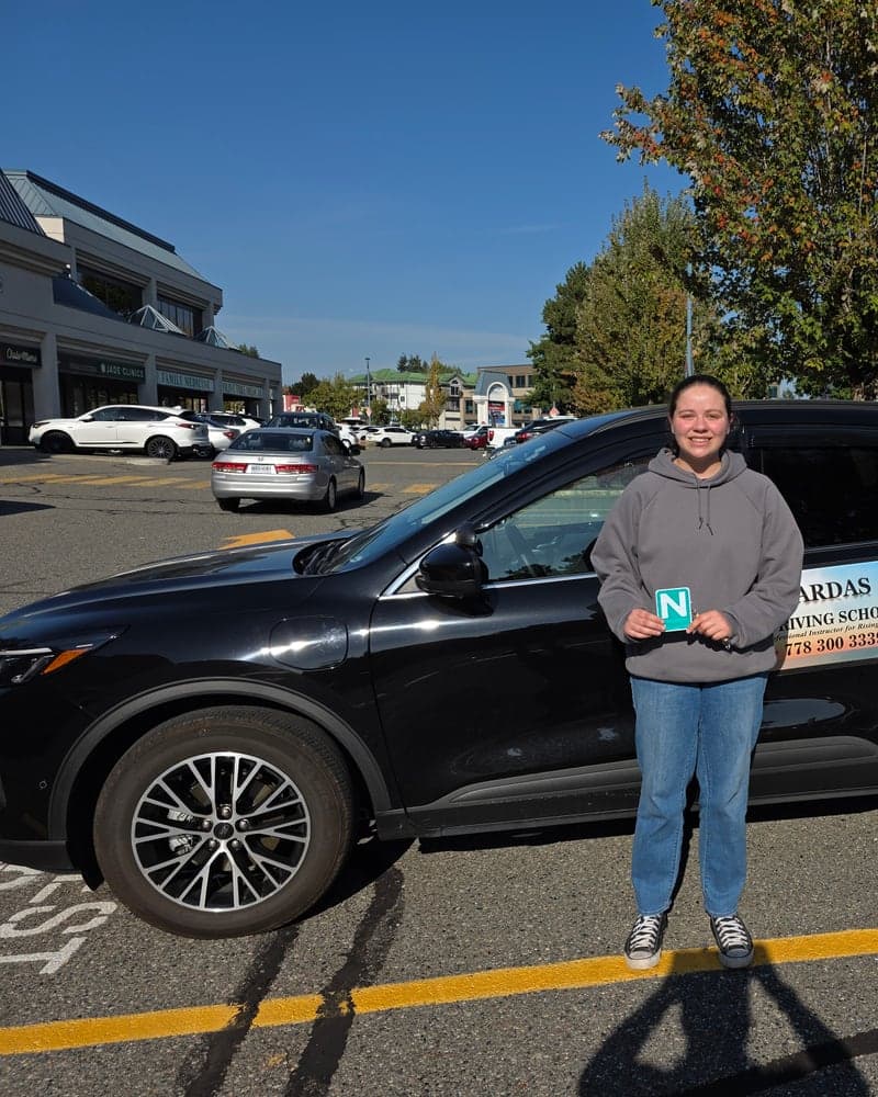 Ardas Driving School student